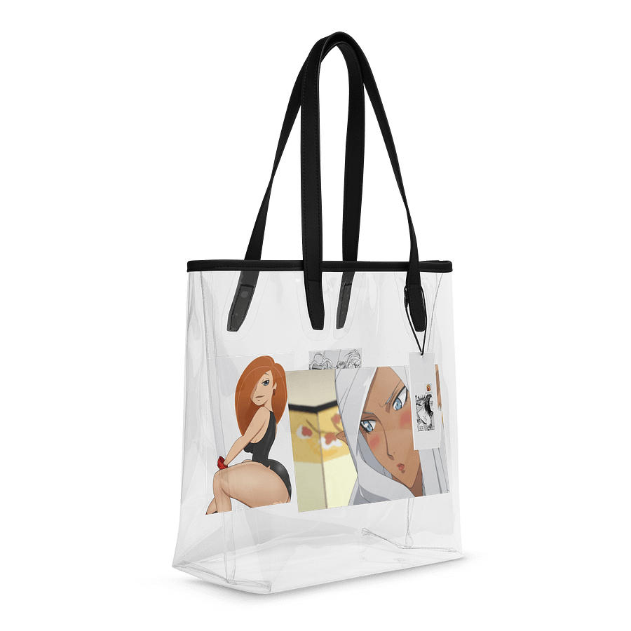 Plastic see thru hand bag product image (6)