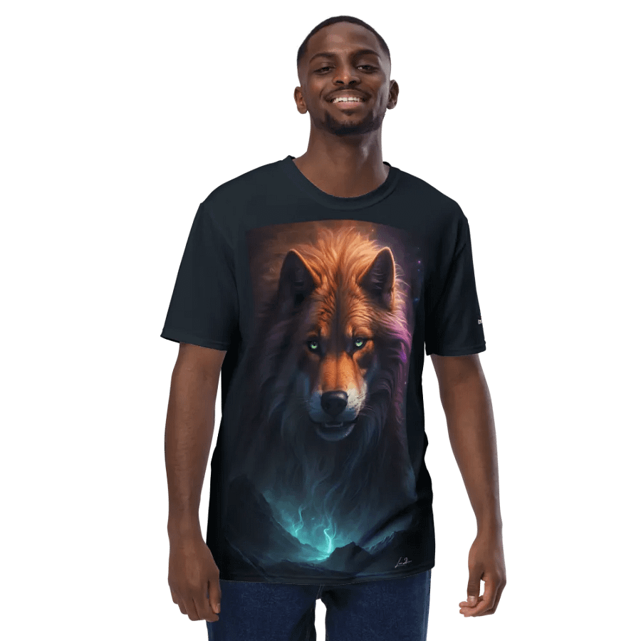 Mystical Wolf - Print T-Shirt product image (5)