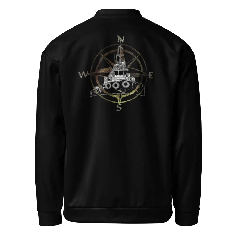 X Ancher Chain PNW Black Bomber Jacket product image (1)