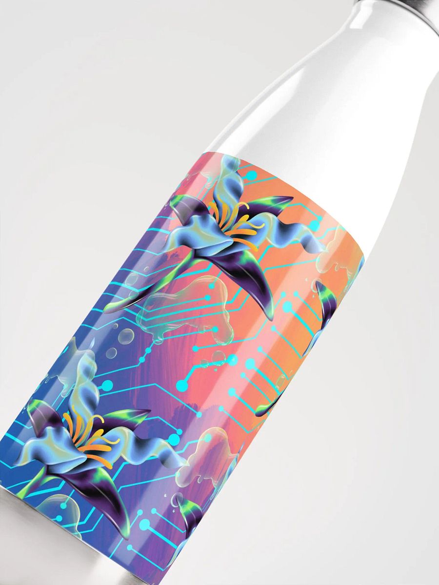 Floral Circuit Stainless Steel Water Bottle for stylish ladies moms daughter product image (5)