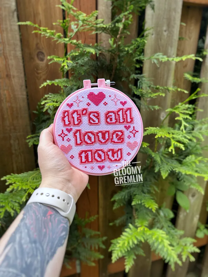 It's All Love Now - Cross Stitch Pattern product image (1)