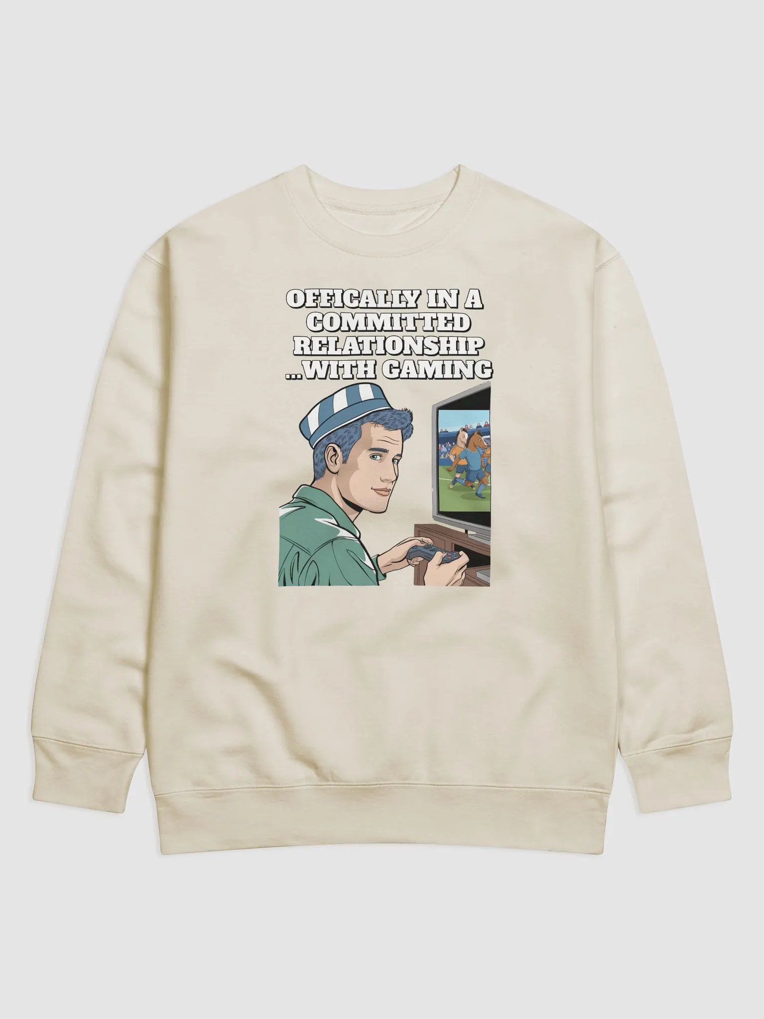 Offically In A Committed Relationship...With Gaming Funny Sweatshirt product image (1)