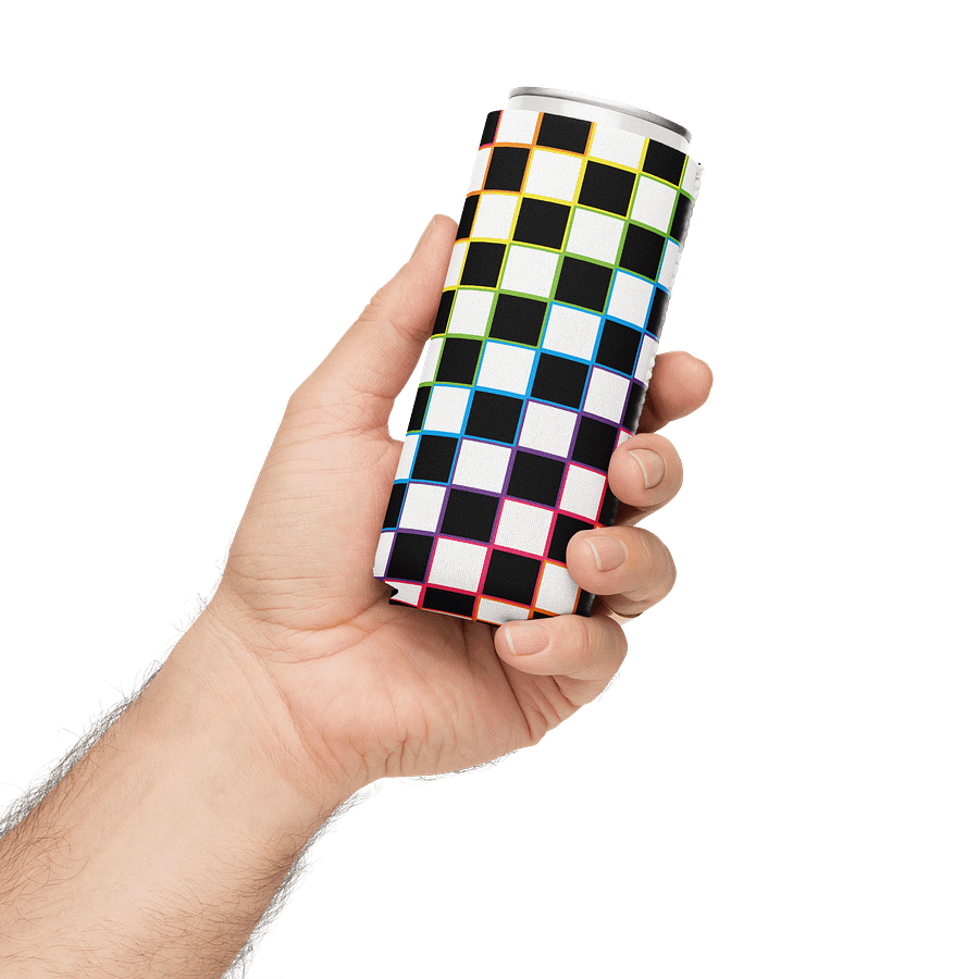 Rainbow Checkered Coozie product image (12)