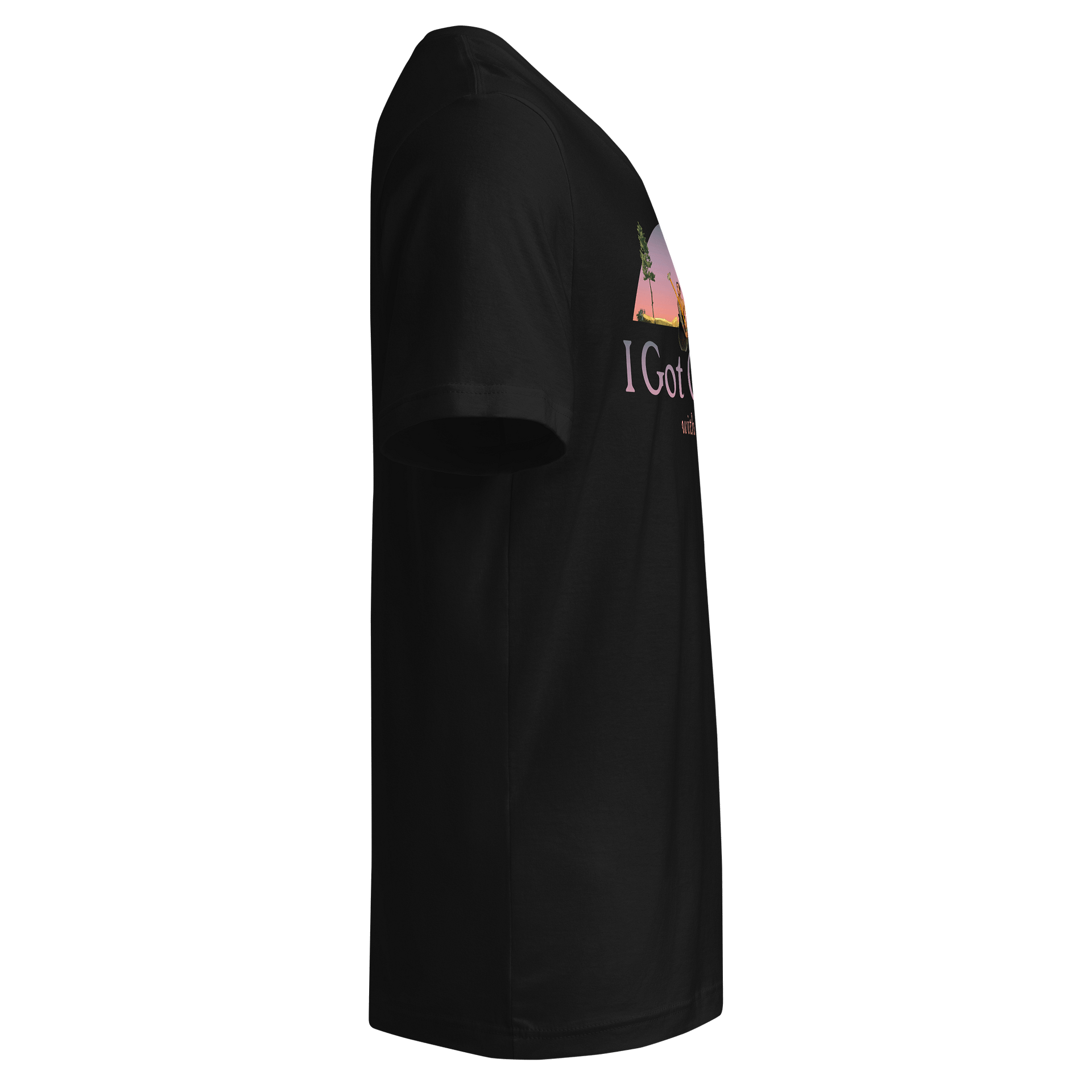I Got Over It - Bella+Canvas Short Sleeve V-Neck Jersey T-Shirt product image (7)