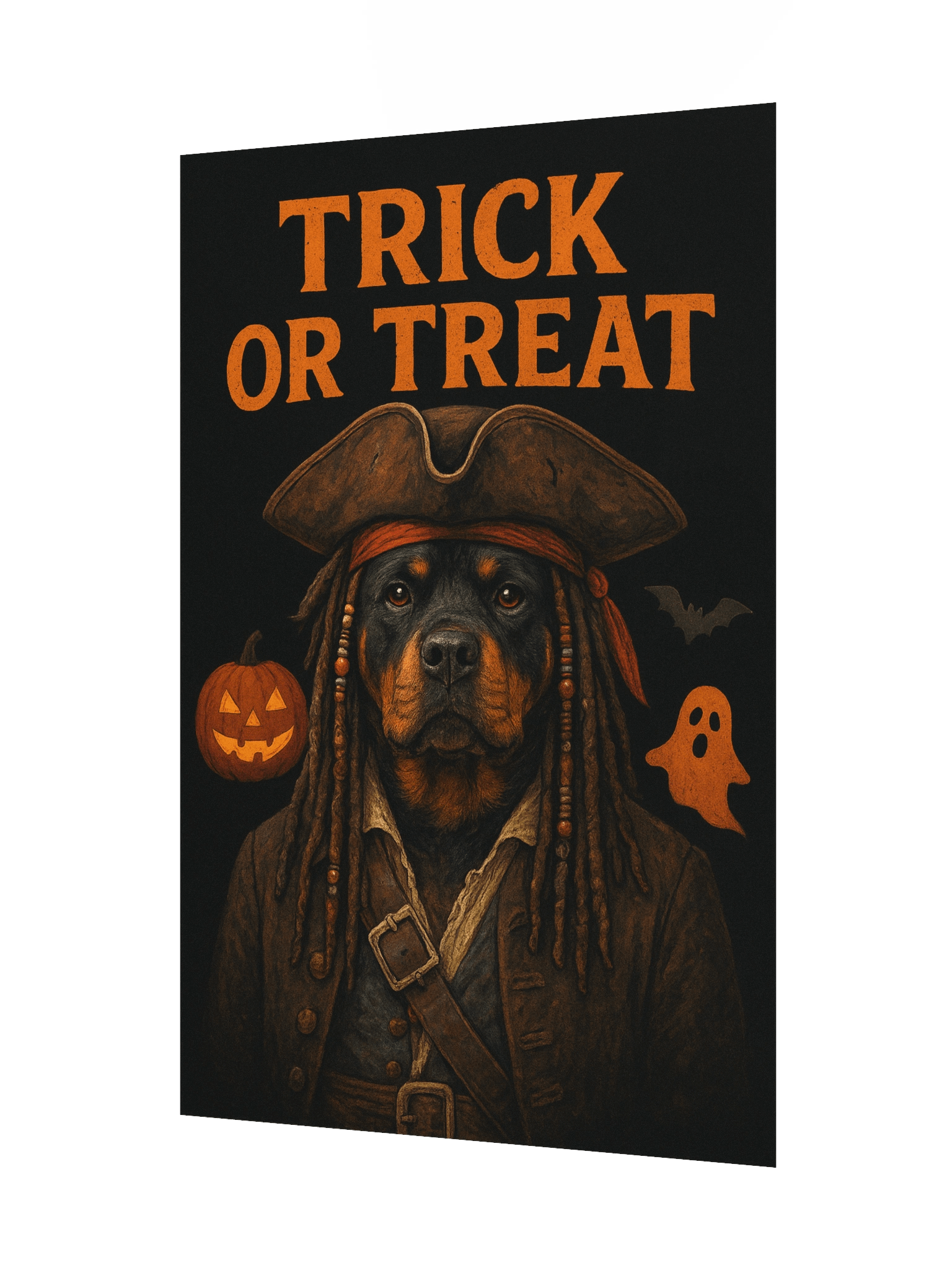 Pirate Rottweiler Halloween Poster product image (7)