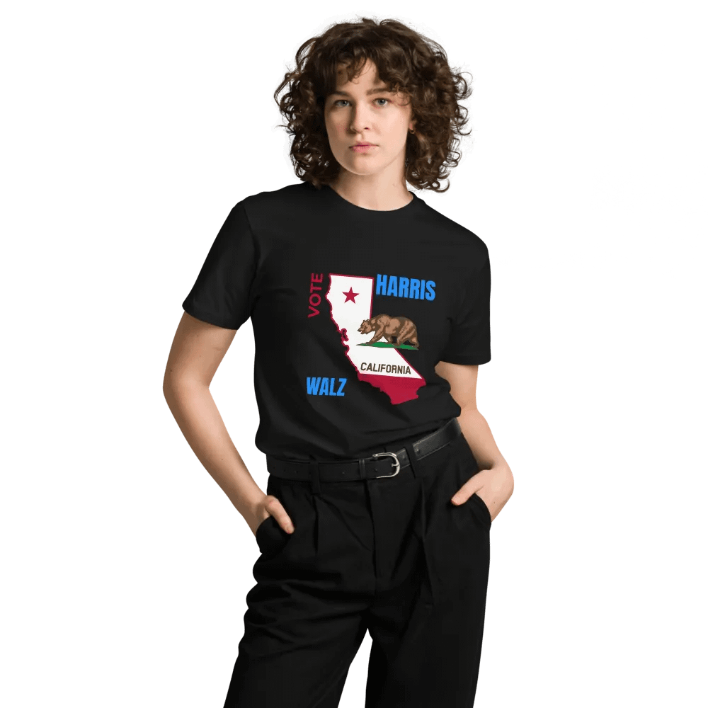 Vote CA HARRIS WALZ Unisex TShirt product image (8)