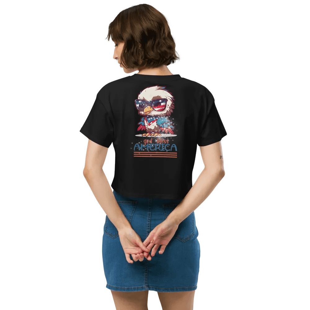 Authentic American Vote Trump Crop Top product image (4)