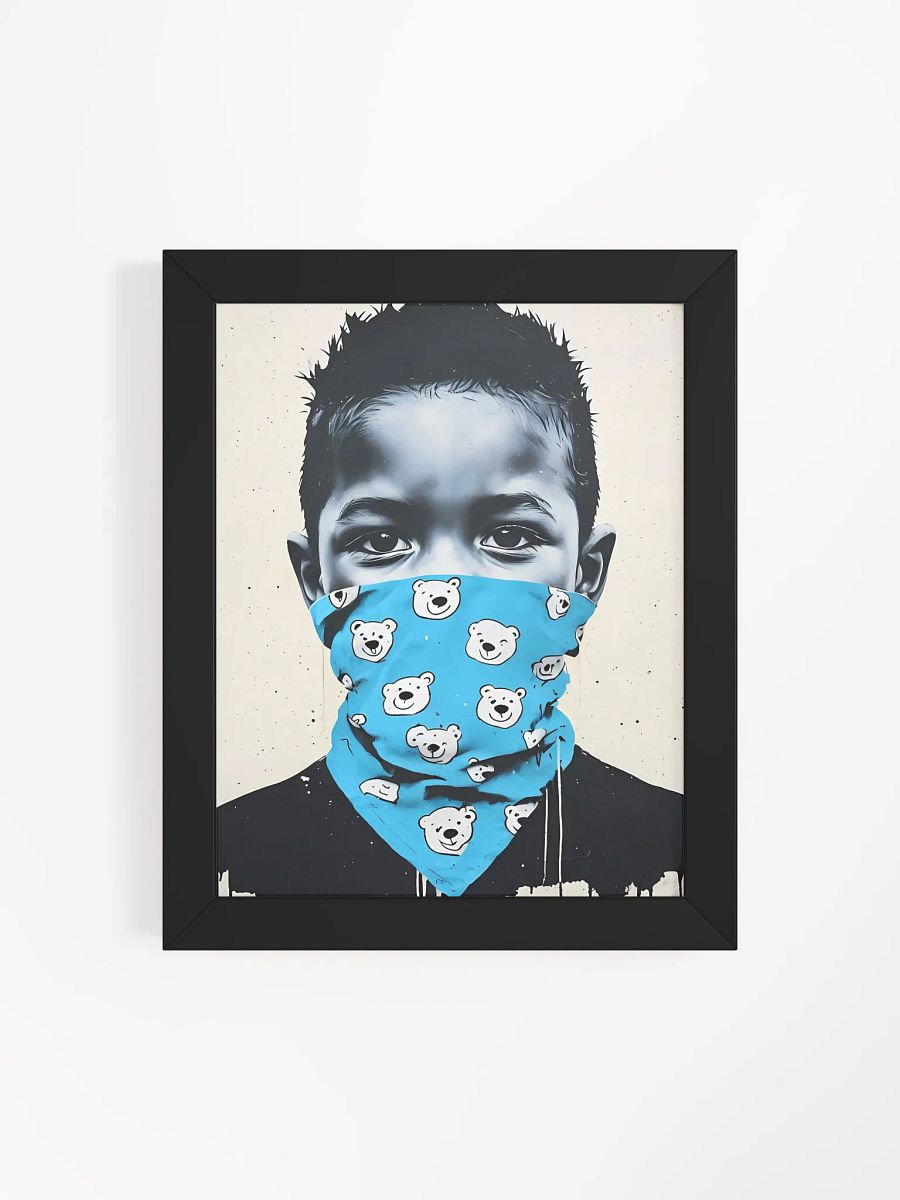 Bear Bandana Vibes Framed Poster product image (5)