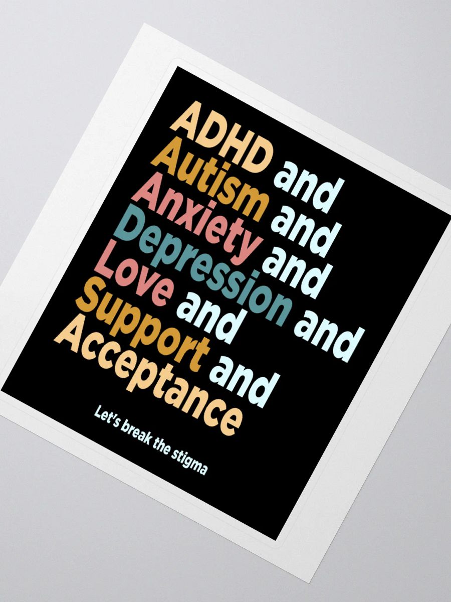 Let's Break The Stigma Stickers product image (4)