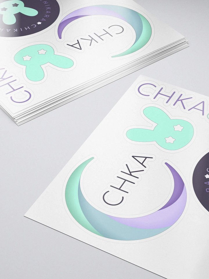 Logo Sticker sheet product image (1)