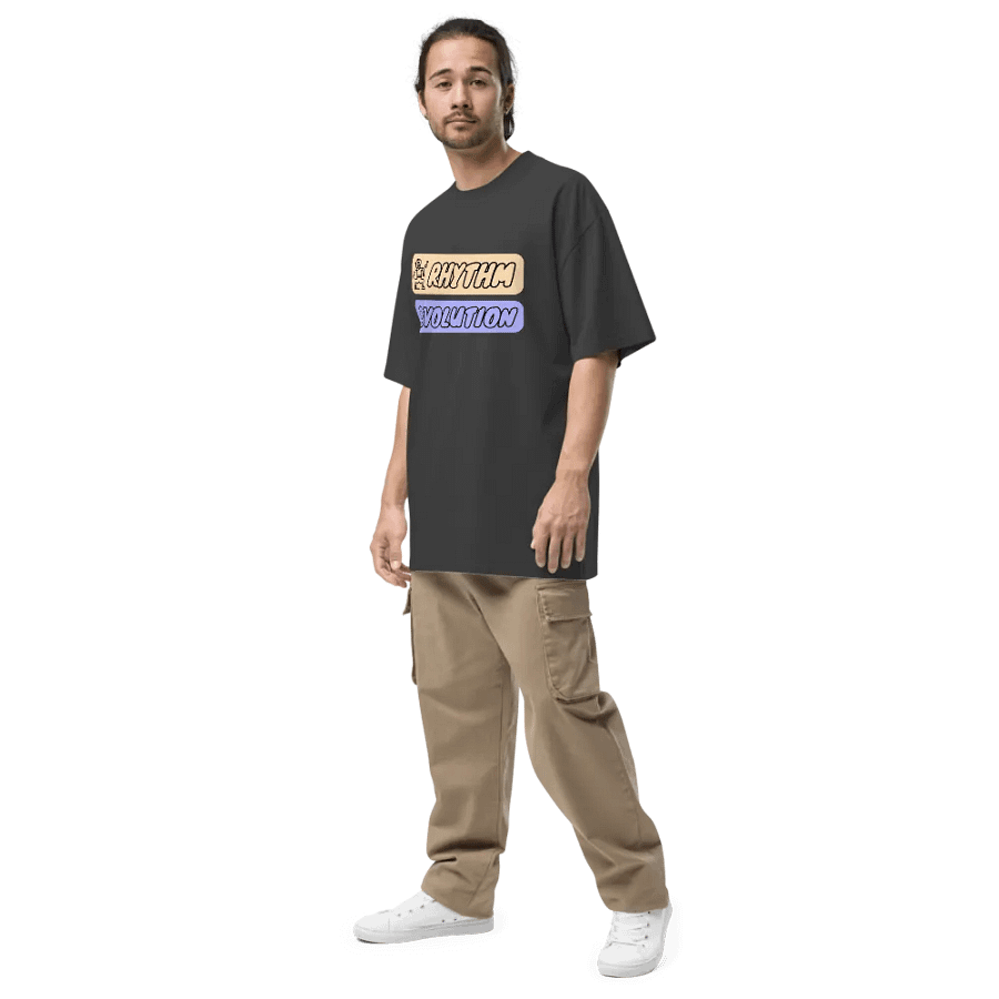 RHYTHM REVOLUTION Oversized Faded T-Shirt product image (6)