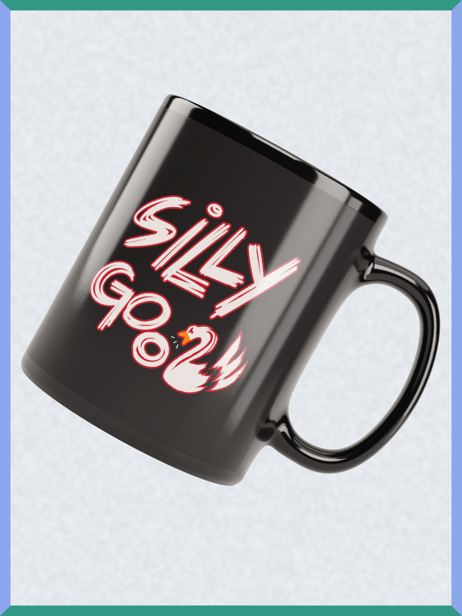 Silly Goose - Glossy Black Mug product image (1)
