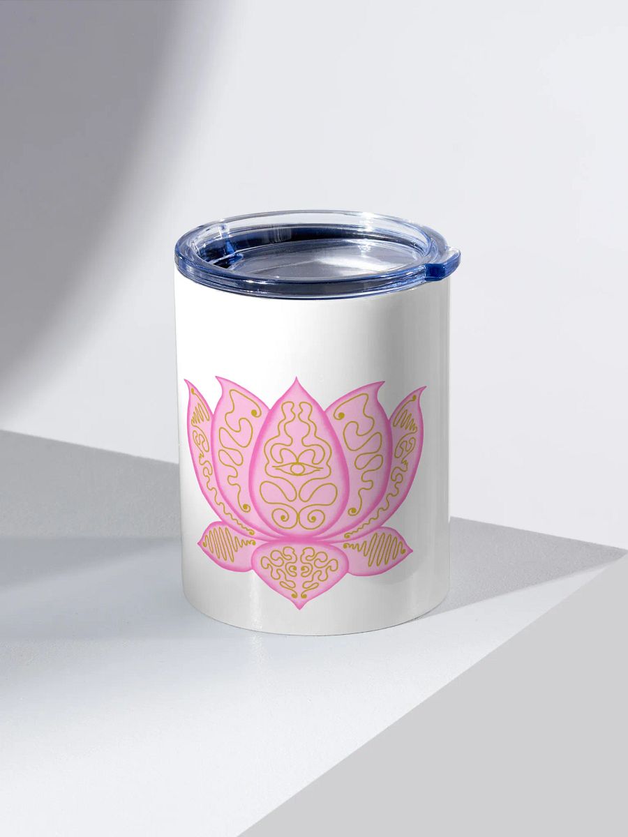 Golden Lotus 10oz Stainless Steel Tumbler product image (2)