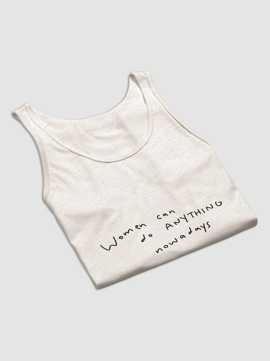 Women Can Do Anything (Black Text) Tank product image (24)