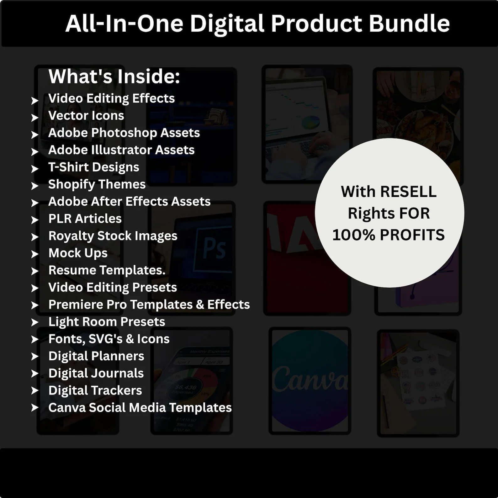 85 Million+ Ultimate PLR MRR Bundle Ideal for Passive Income | Plr Mrr Digital Products| Master Resell Rights | All our PLR Digital Products product image (7)