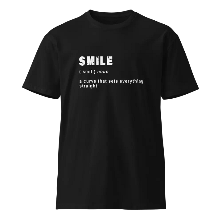 Smile Funny Definition Unisex Premium T-Shirt product image (1)