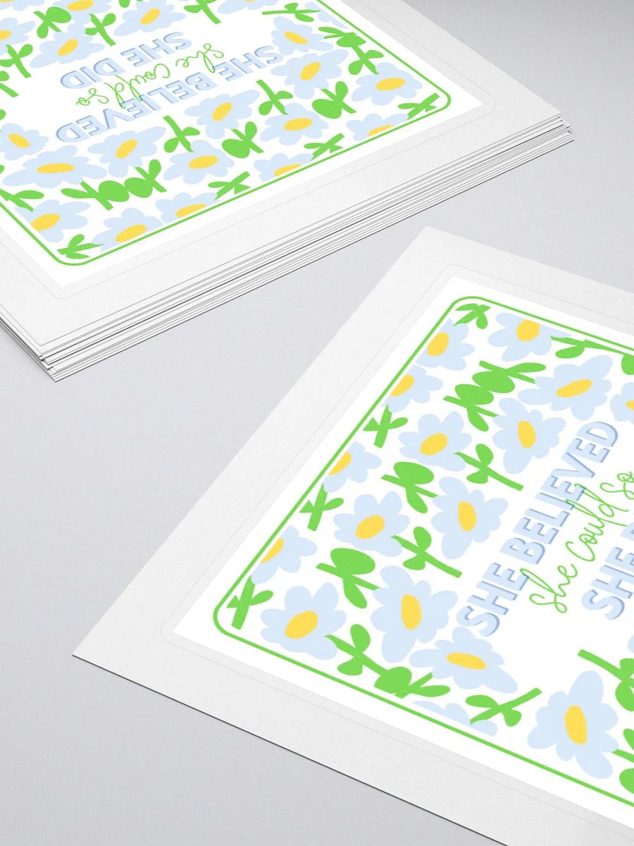Believe and Achieve Floral Stickers product image (11)