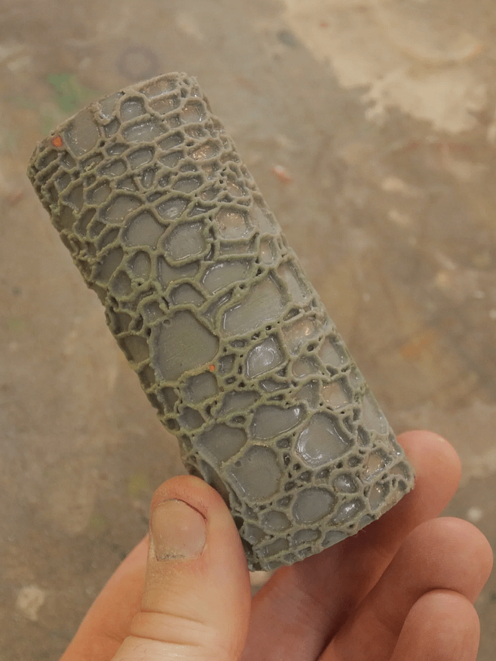 3d Printables: Cobblestone Texture Roller product image (2)