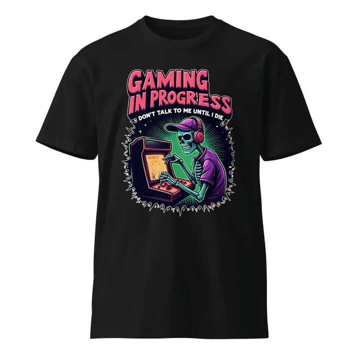Gamer's Skeleton Arcade T-Shirt product image (1)