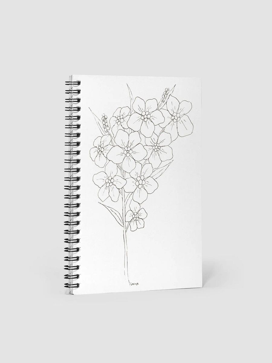 Forget-Me-Not Spiral Notebook product image (1)