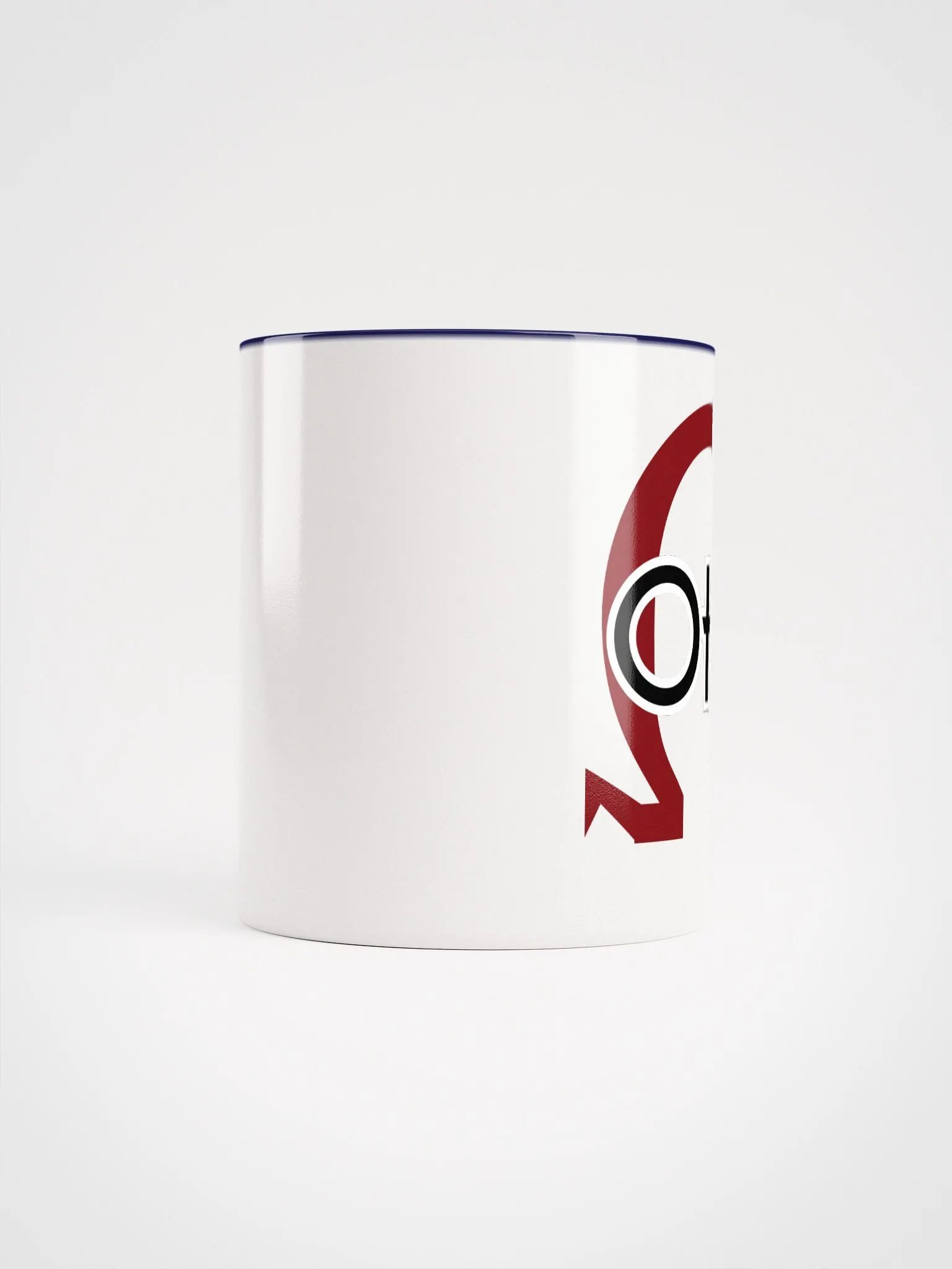 White Mug - with Blue product image (5)