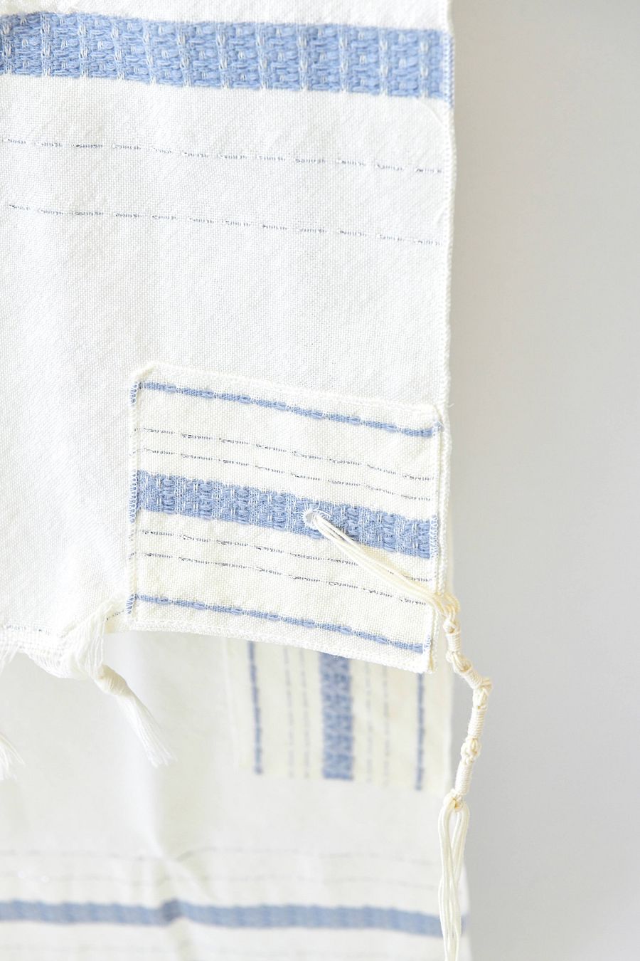 LIGHT BLUE STRIPE -Small Tallit (Prayer Shawl) product image (2)