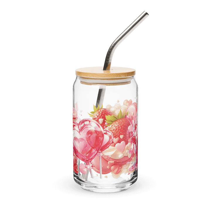 Valentine Sweetheart Glass Can product image (1)