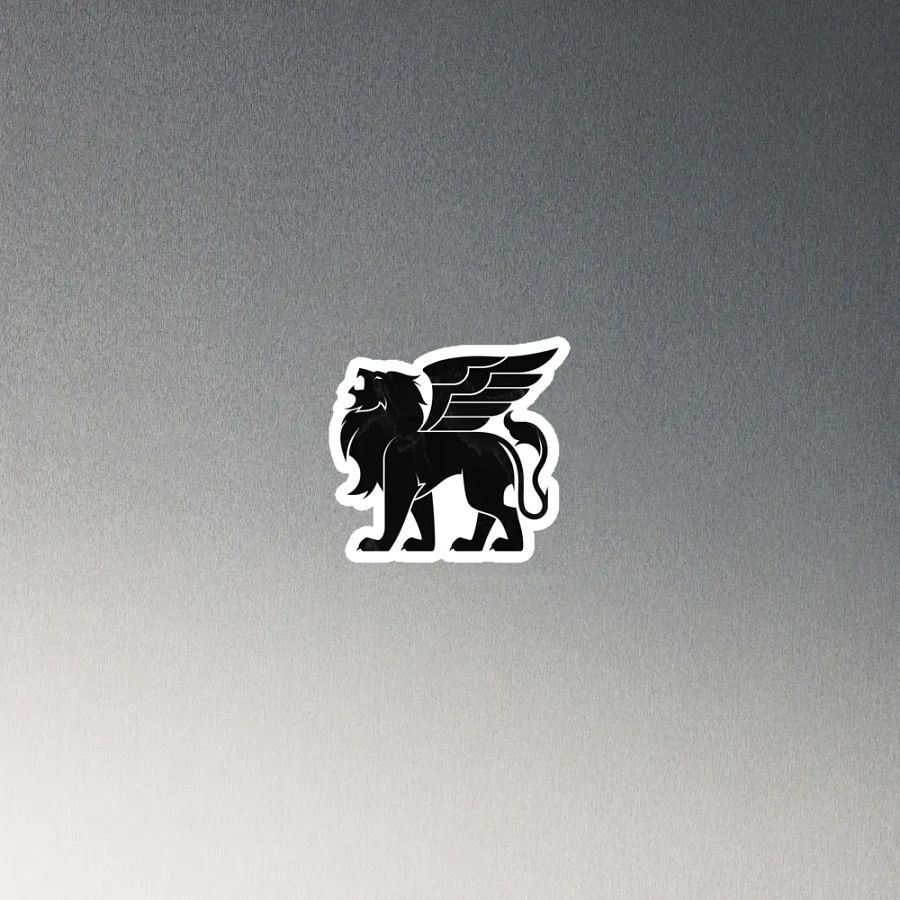 Verardi Famiglia Emblem (Black) ✦ Die-Cut Magnets product image (4)
