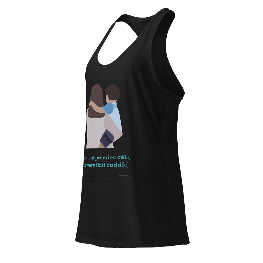 Our Very First Cuddle Women's Racerback Tank product image (3)