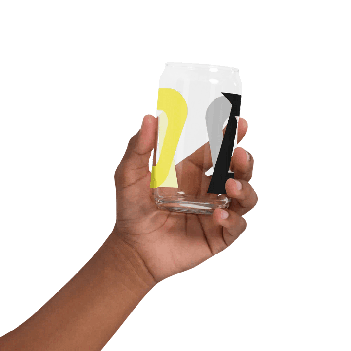 Double Logo Glass Cup product image (2)