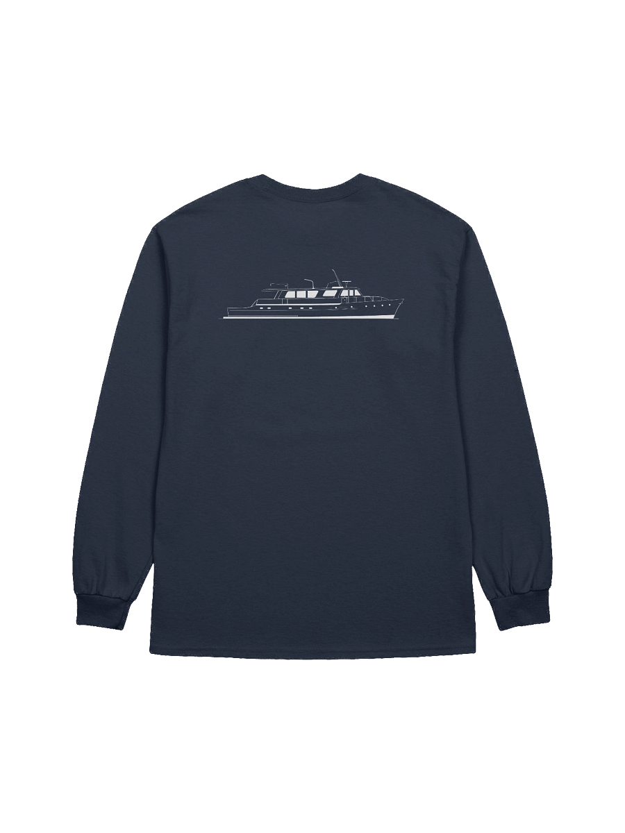 Long Sleeve – Tangaroa Boat Outline product image (2)