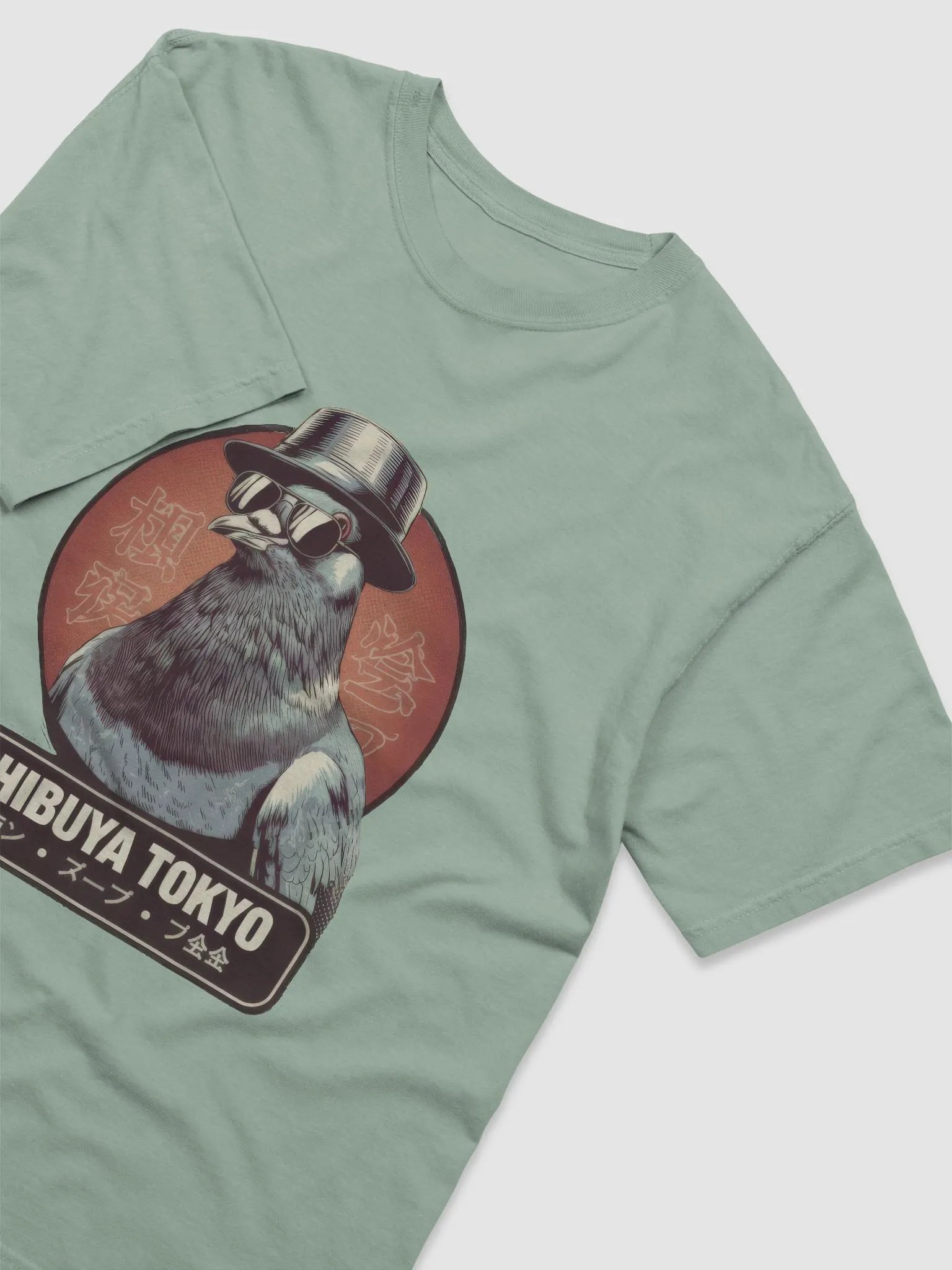 Shibuya Pigeon Cool Comfort Colors Garment-Dyed Heavyweight T-Shirt product image (3)