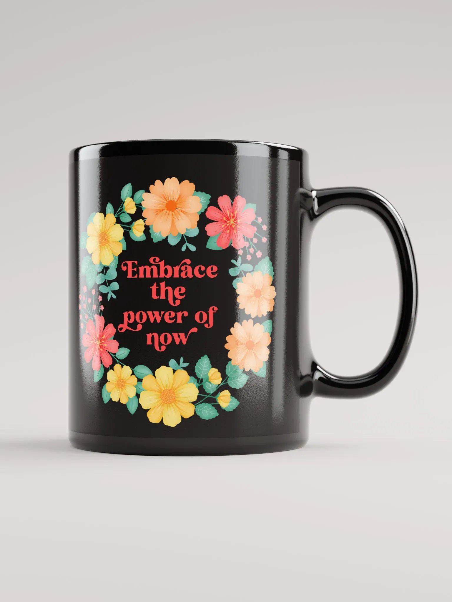 Embrace the power of now - Black Mug product image (2)