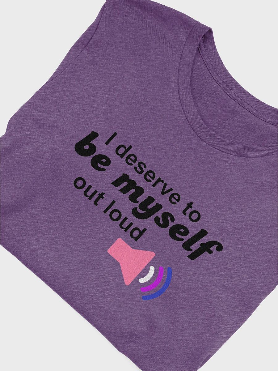 be myself out loud genderfluid t-shirt product image (5)