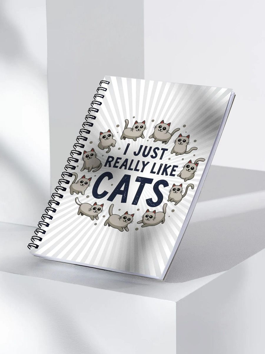 I Just Really Like Cats Spiral Notebook product image (3)