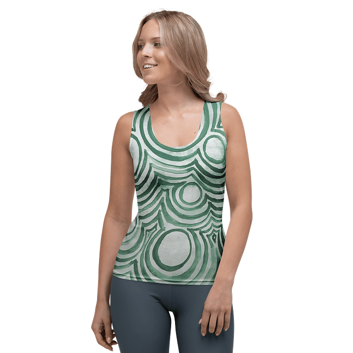 "Green Swirl" Women's Tank Top product image (1)