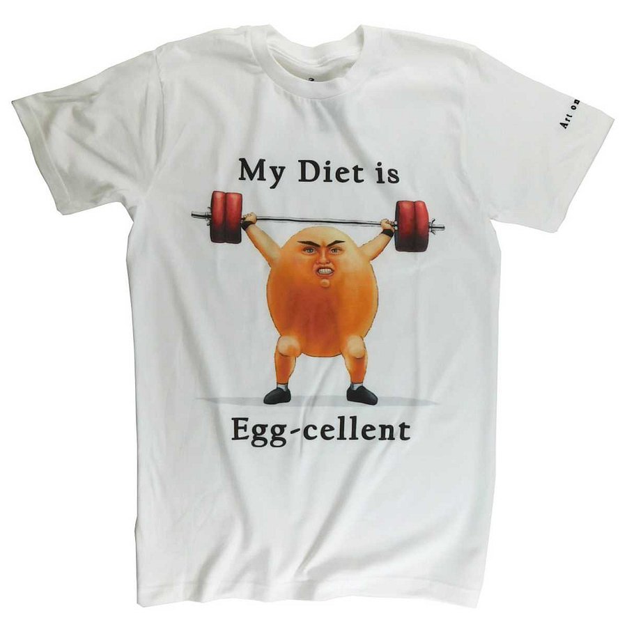My Diet is Egg-Cellent. An Eating Habit T-Shirt product image (1)