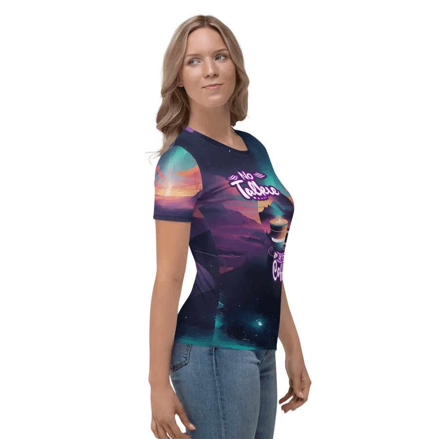 No Talkie Before Coffee All Over Print T-shirt product image (3)