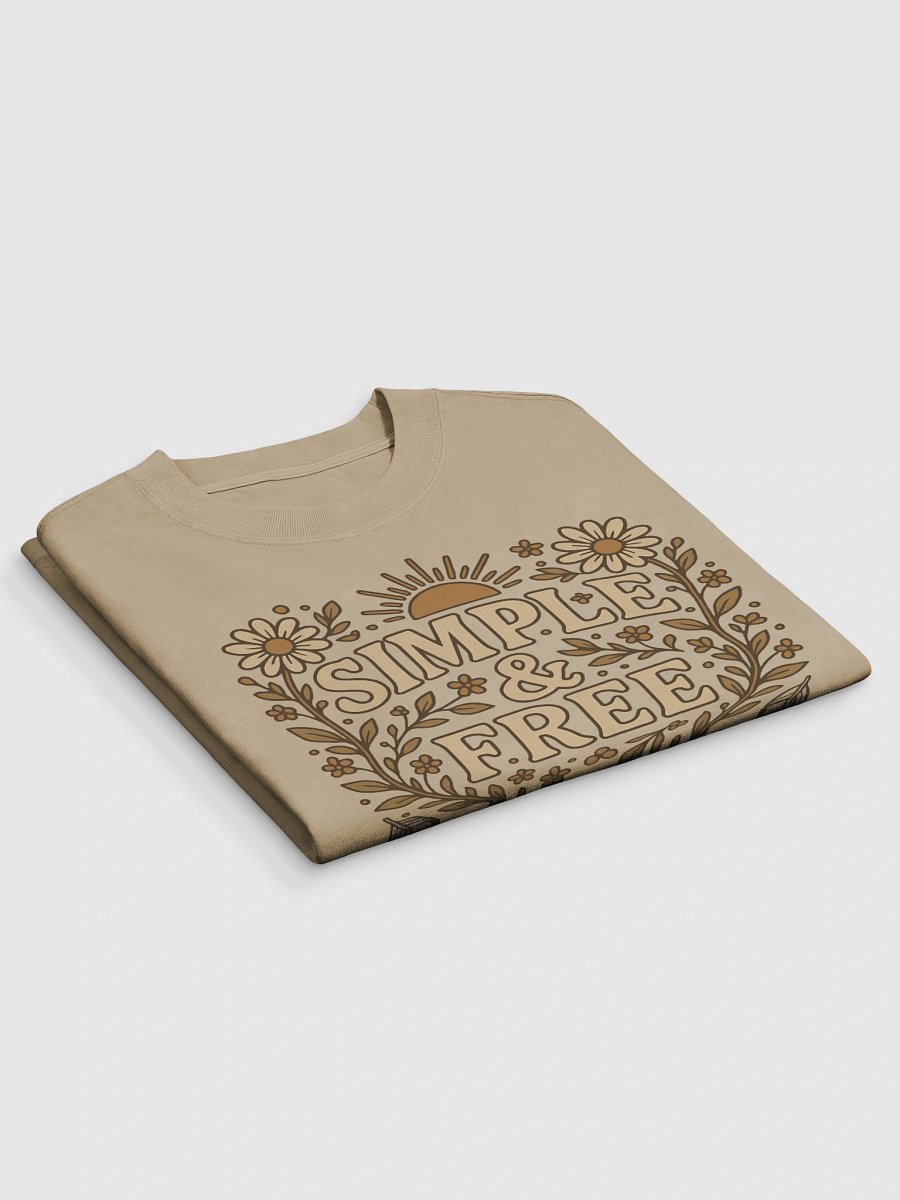 Vintage Floral 'Simple & Free Faded Tee product image (12)