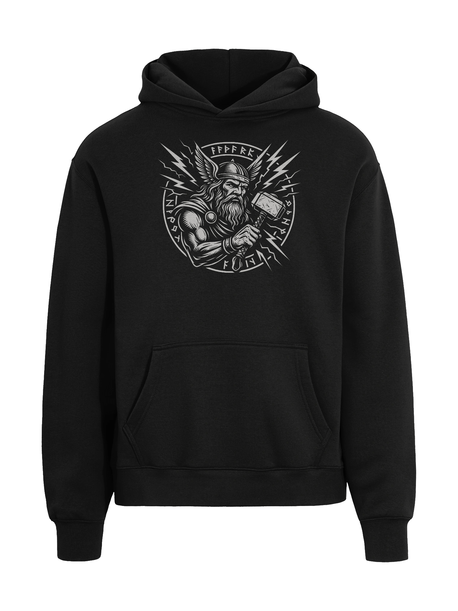 AS Colour Unisex Premium Oversized Hoodie - Thor God of Thunder Viking Print product image (9)
