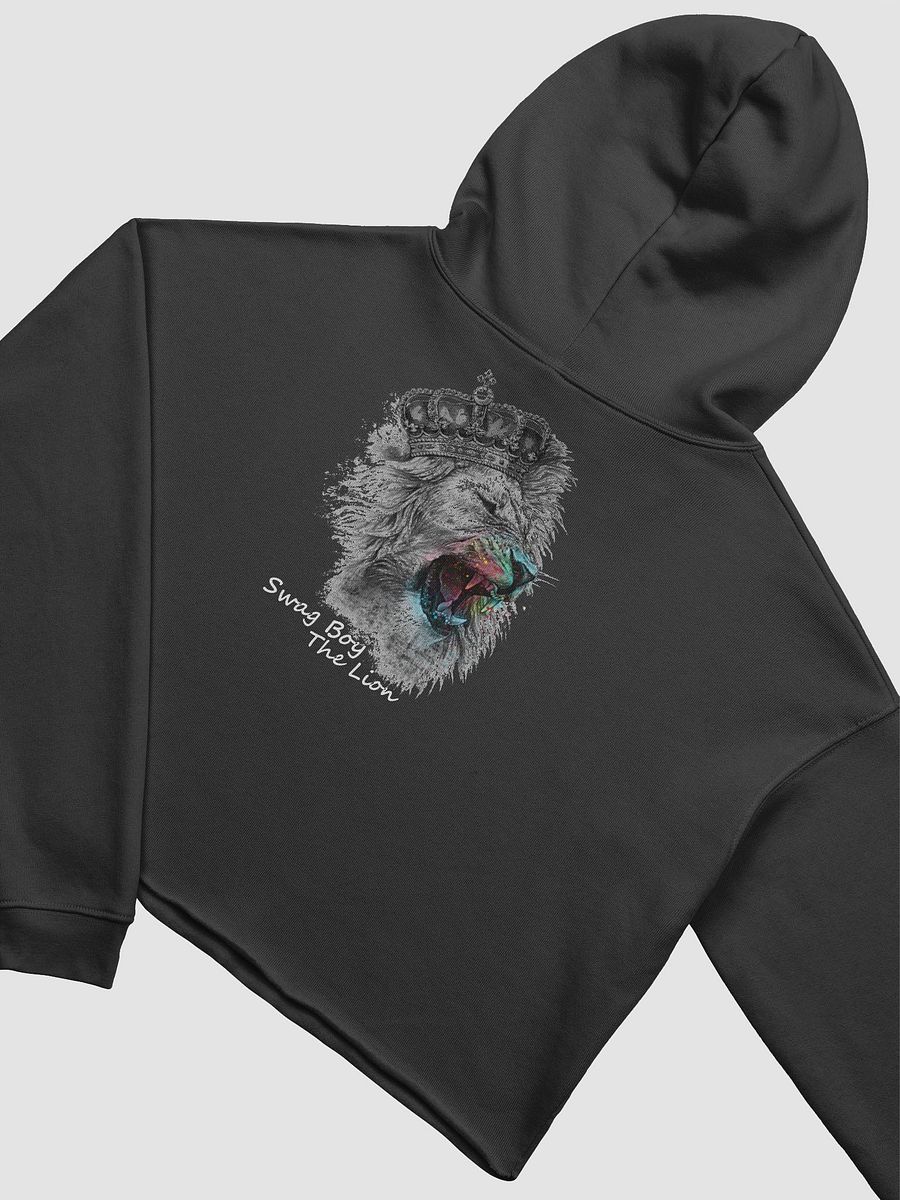 Sudadera con capucha corta de forro polar Bella+Canvas - Para damas - The Lion product image (13)