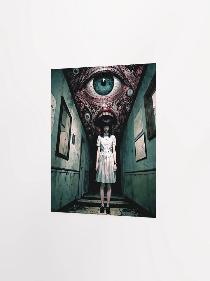 Surreal Nightmare Corridor Matte Poster product image (11)