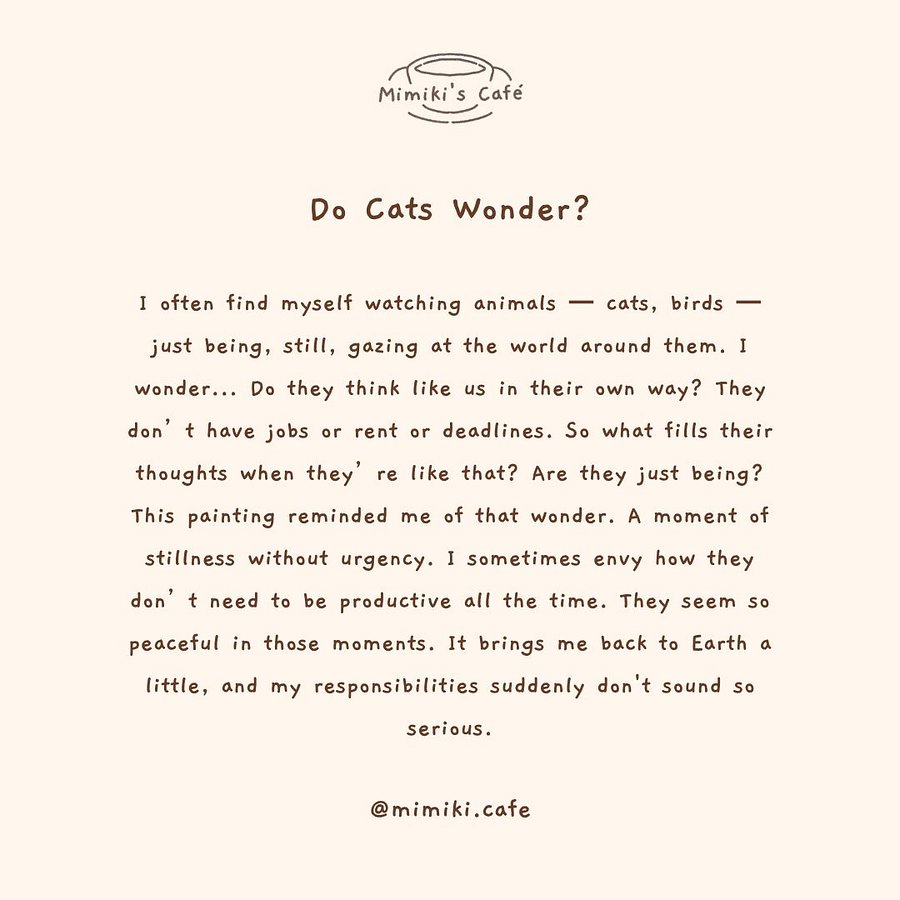 Do Cats Wonder? - Art Print product image (2)