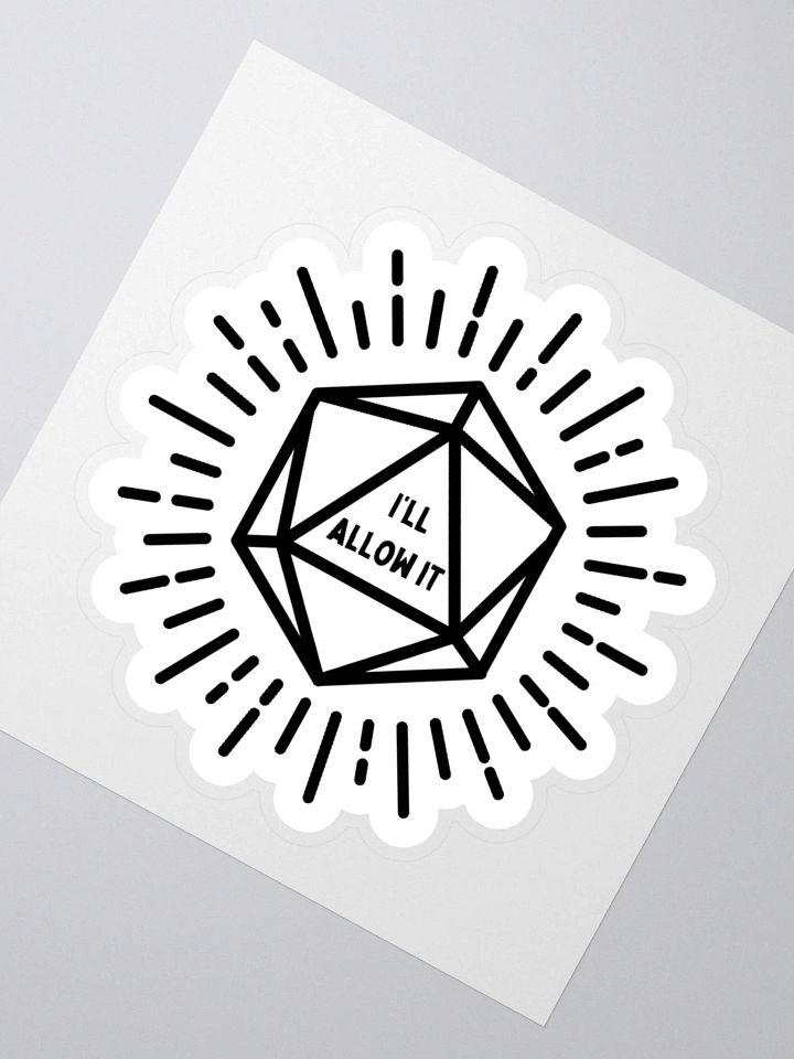 I'll Allow It Kiss Cut Stickers product image (2)