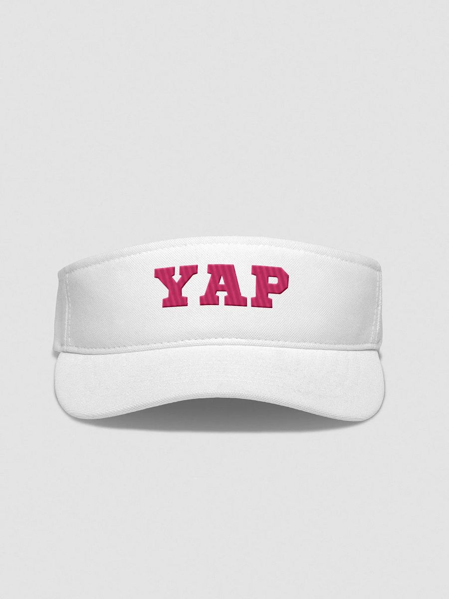 YAP embroidered visor product image (1)
