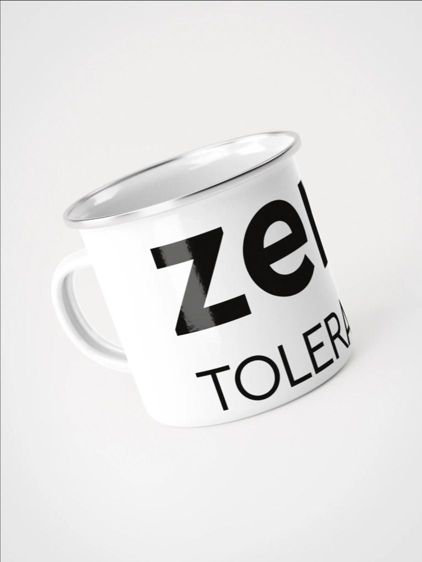 Smaltovaný hrníček Zero Tolerance product image (1)