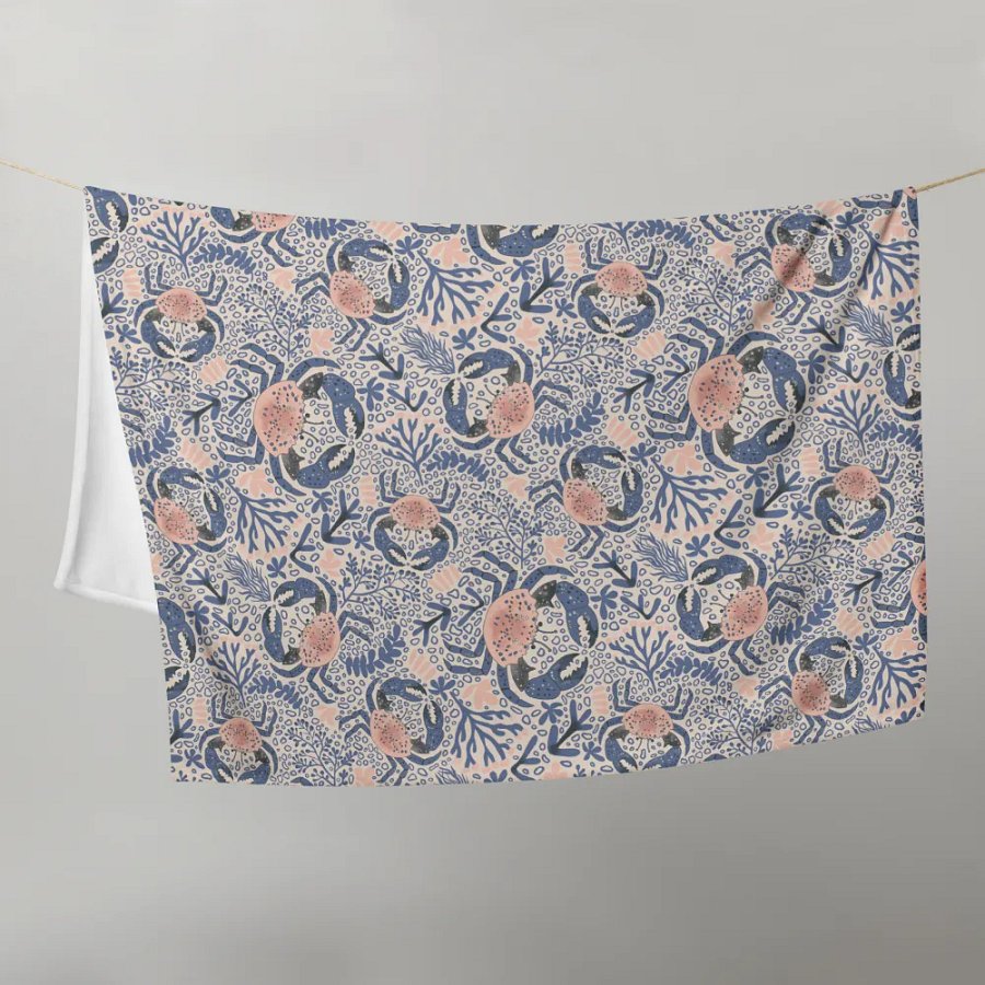 Seaside Serenity All-Over Print Throw Blanket product image (21)