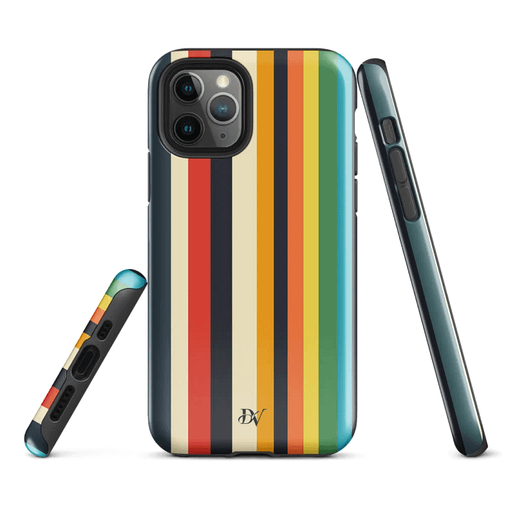 Stripes of Autism iPhone Case product image (1)
