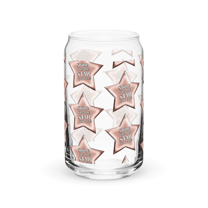 Shining Star Glass (Pink Star) product image (1)