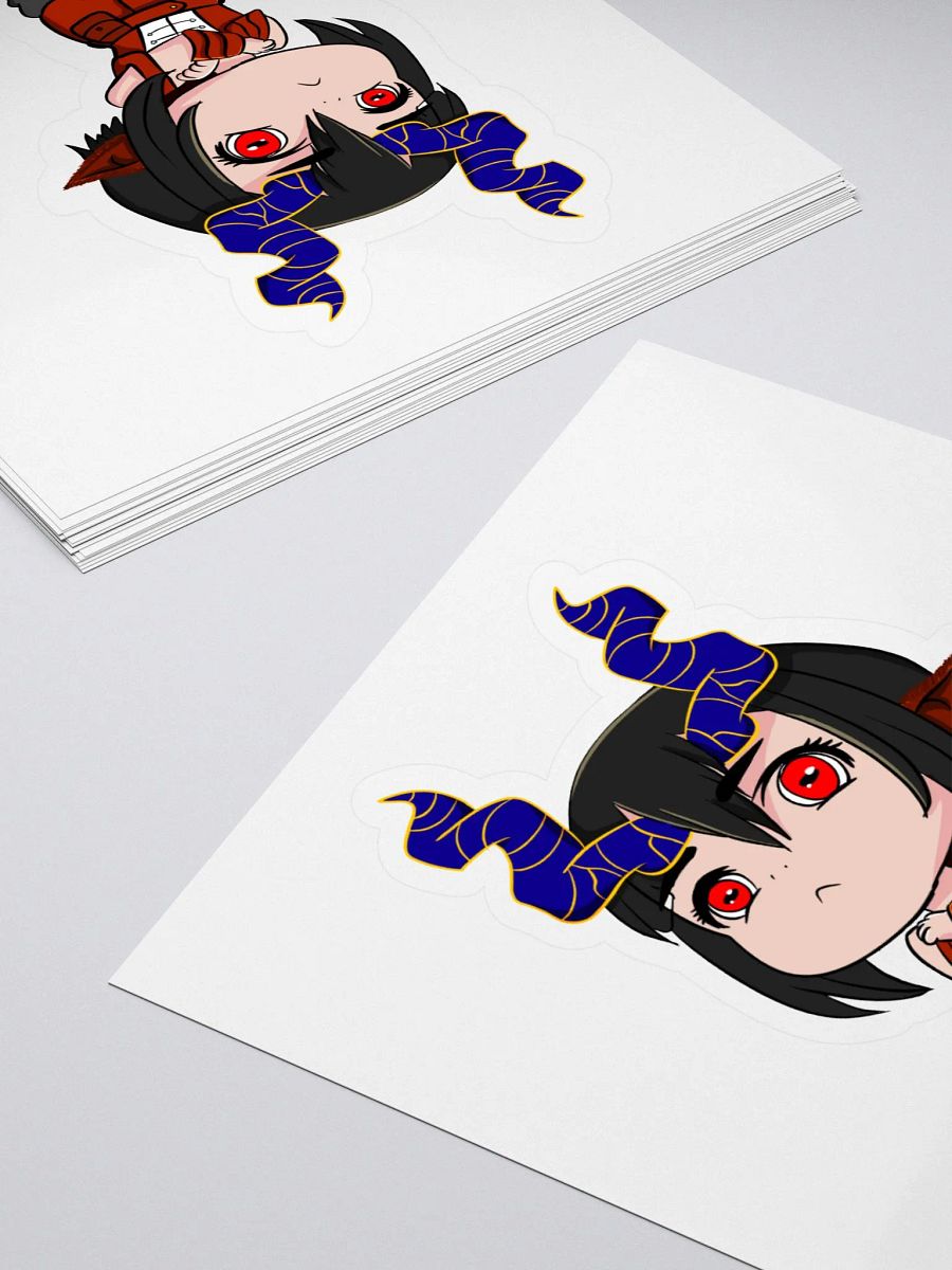 Pouting Kurai Kiss Cut Stickers product image (4)